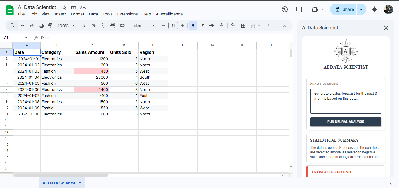 Google Sheet Add-on